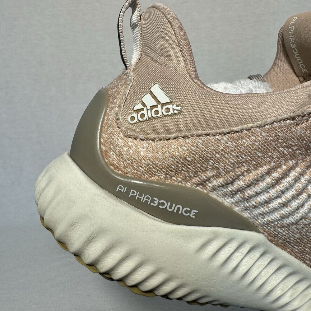 Adidas Alphabounce EM Women's Running Shoes Size 6.5 Ash Pearl Pink Beige Rose - Picture 7 of 16